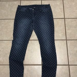 ✨Cute polka dotted jeans✨